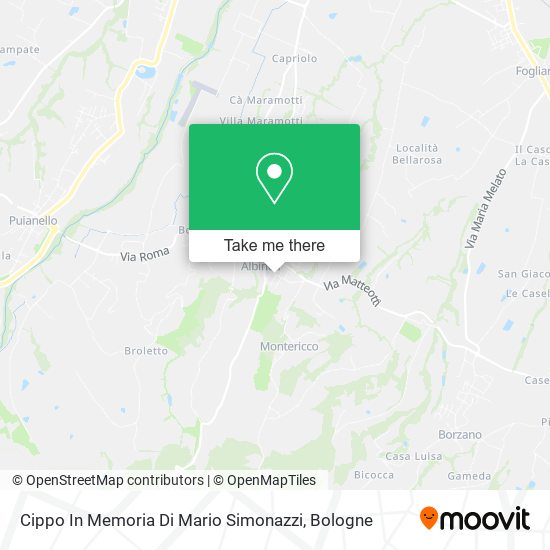 Cippo In Memoria Di Mario Simonazzi map