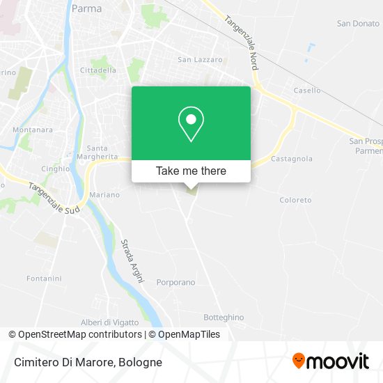 Cimitero Di Marore map