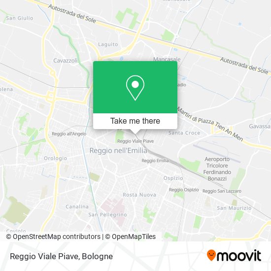 Reggio Viale Piave map