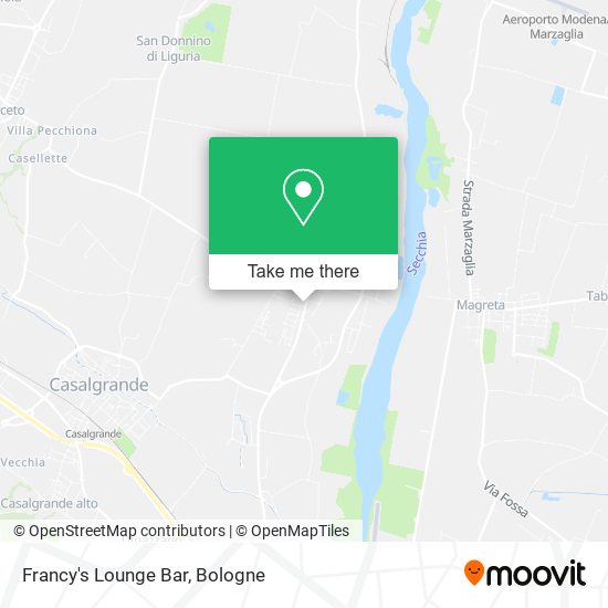 Francy's Lounge Bar map