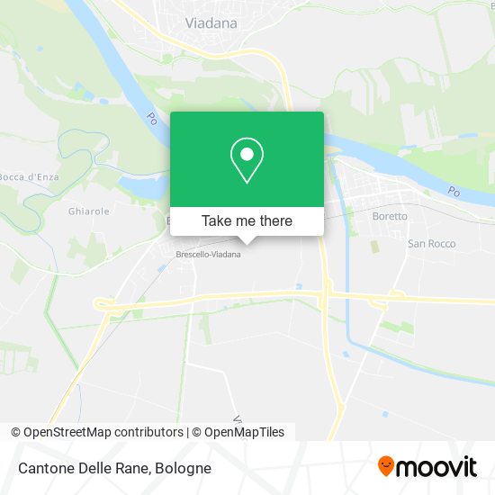 Cantone Delle Rane map