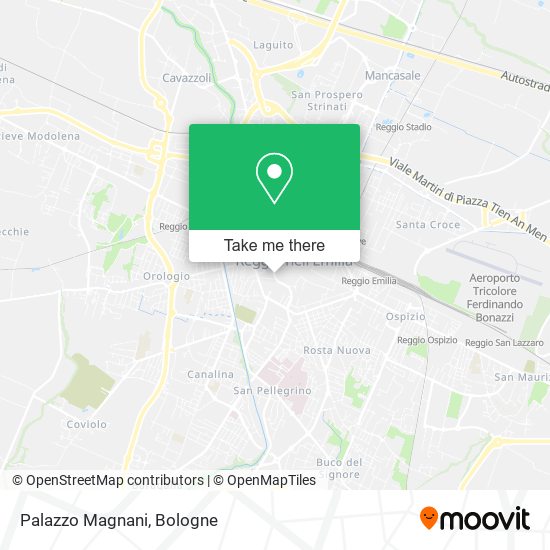 Palazzo Magnani map