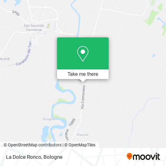 La Dolce Ronco map