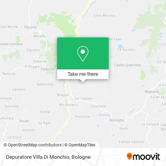 Depuratore Villa Di Monchio map