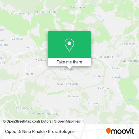 Cippo Di Nino Rinaldi - Eros map