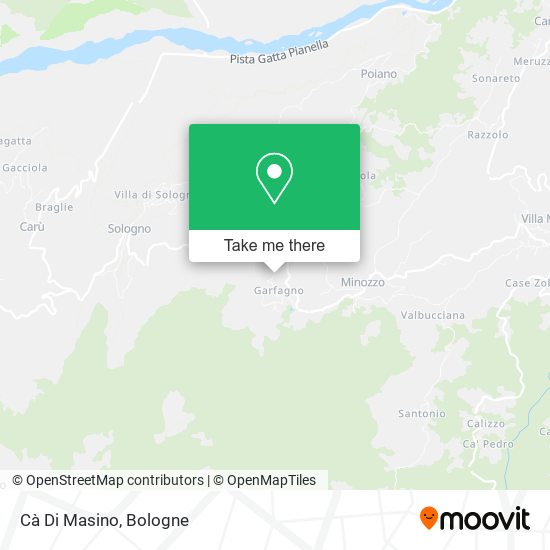 Cà Di Masino map