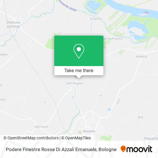 Podere Finestre Rosse Di Azzali Emanuele map