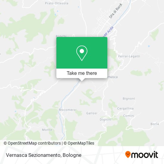 Vernasca Sezionamento map