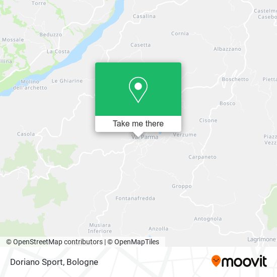 Doriano Sport map