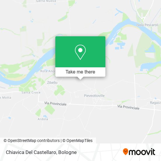 Chiavica Del Castellaro map