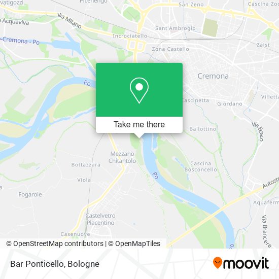 Bar Ponticello map