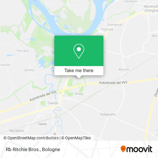 Rb Ritchie Bros. map