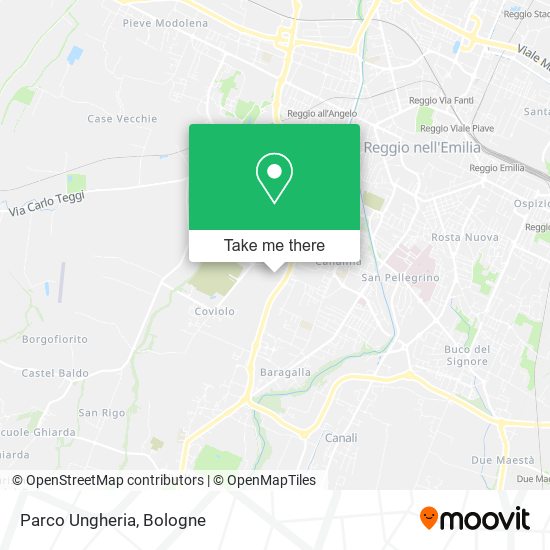 Parco Ungheria map