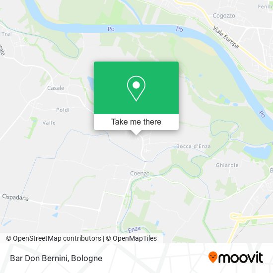 Bar Don Bernini map