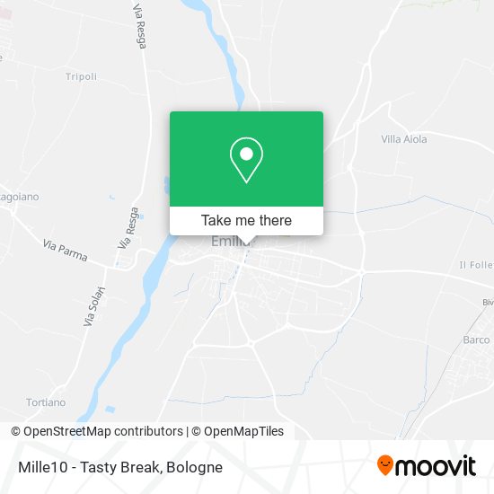 Mille10 - Tasty Break map
