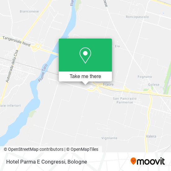 Hotel Parma E Congressi map