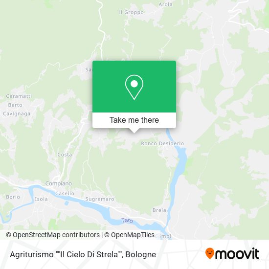 Agriturismo ""Il Cielo Di Strela"" map