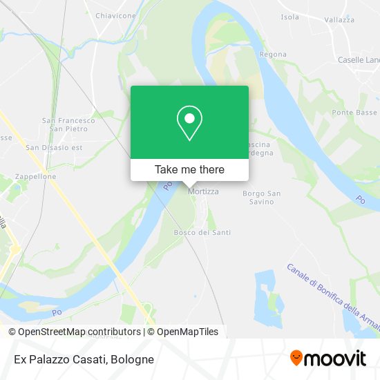 Ex Palazzo Casati map