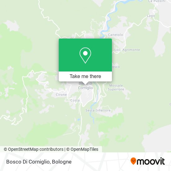 Bosco Di Corniglio map