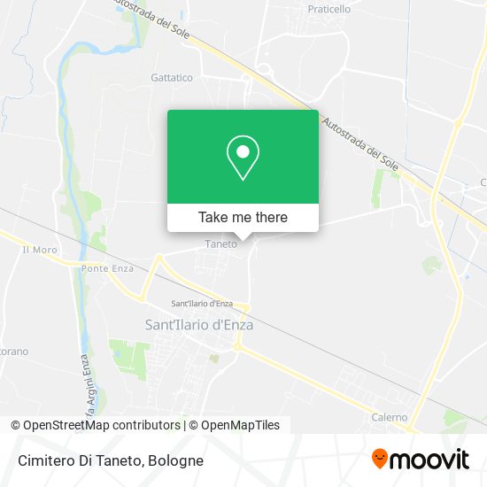 Cimitero Di Taneto map