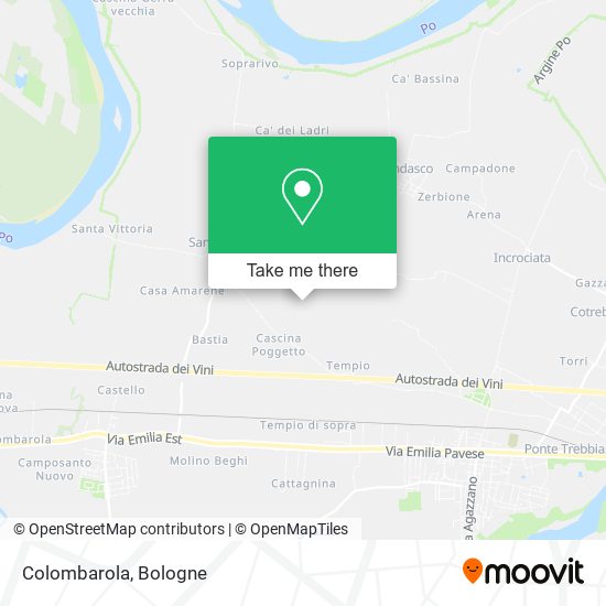 Colombarola map