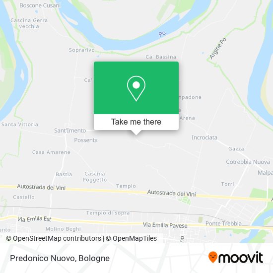 Predonico Nuovo map