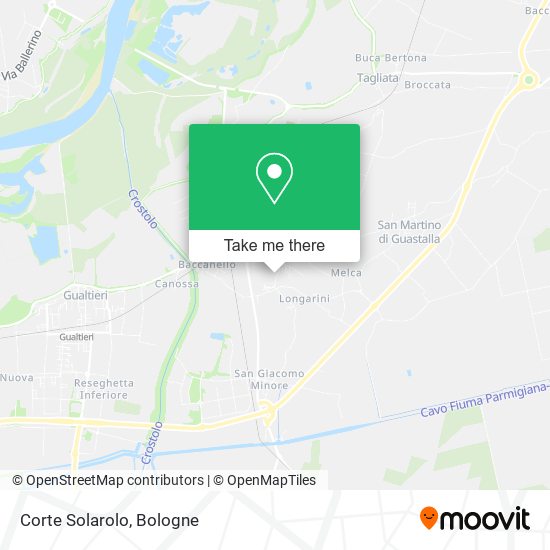 Corte Solarolo map