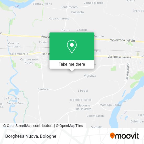 Borghesa Nuova map