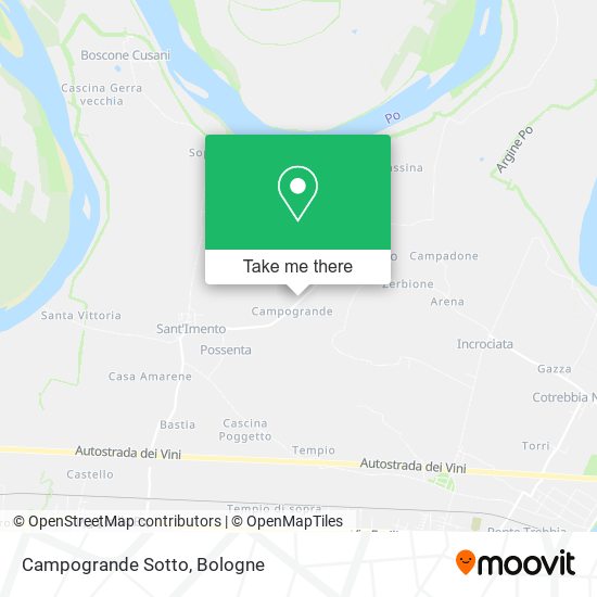 Campogrande Sotto map