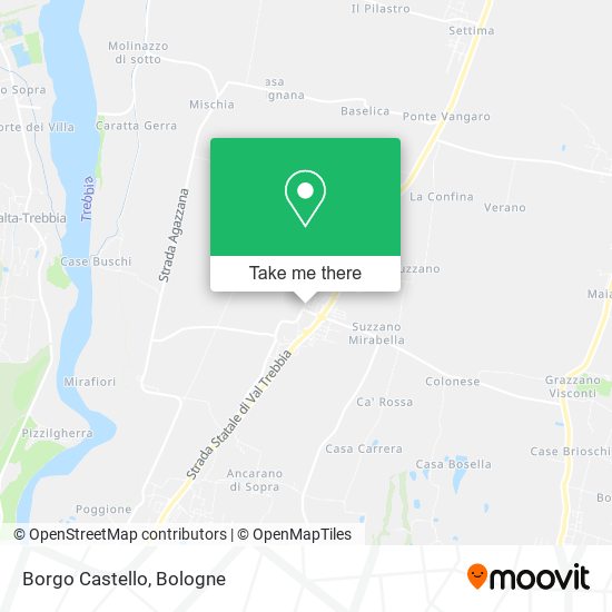 Borgo Castello map
