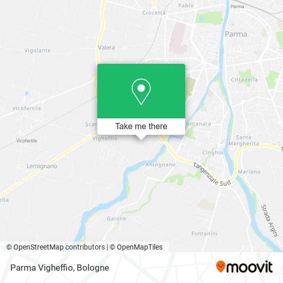 Parma Vigheffio map