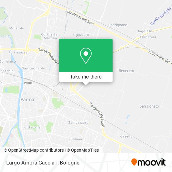 Largo Ambra Cacciari map