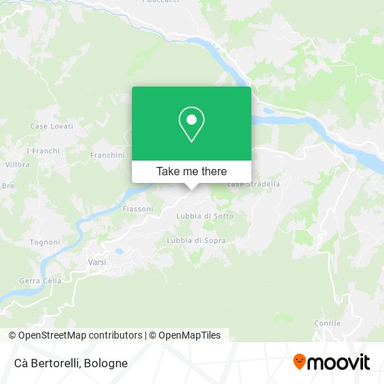 Cà Bertorelli map