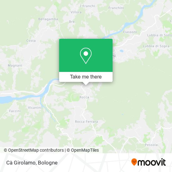 Cà Girolamo map