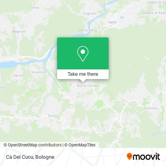 Cà Del Cucu map