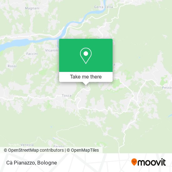 Cà Pianazzo map