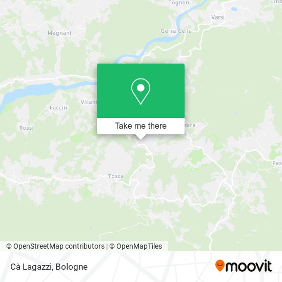 Cà Lagazzi map
