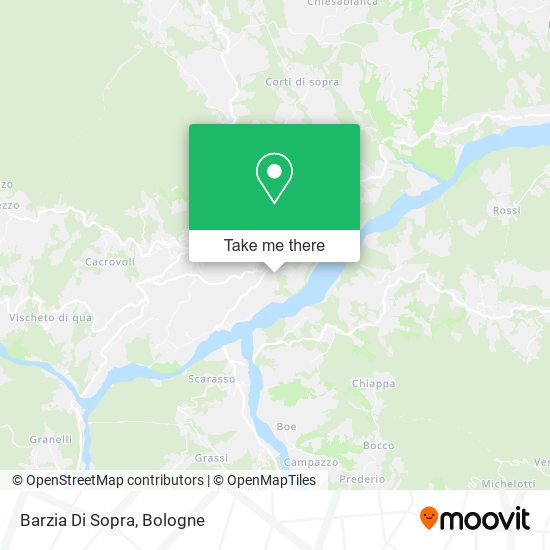 Barzia Di Sopra map