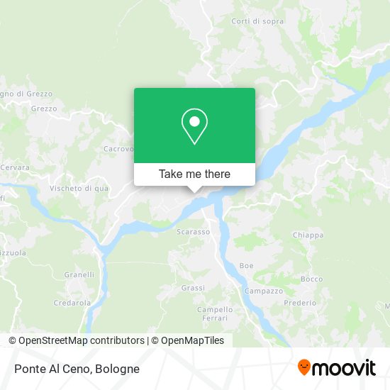 Ponte Al Ceno map