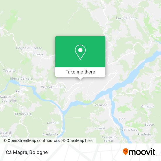 Cà Magra map
