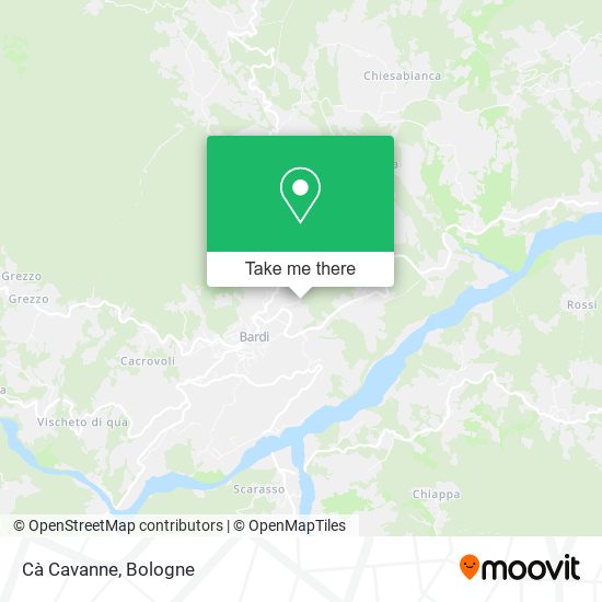 Cà Cavanne map