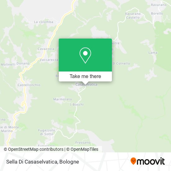 Sella Di Casaselvatica map