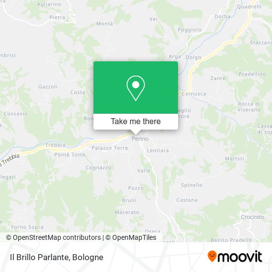 Il Brillo Parlante map