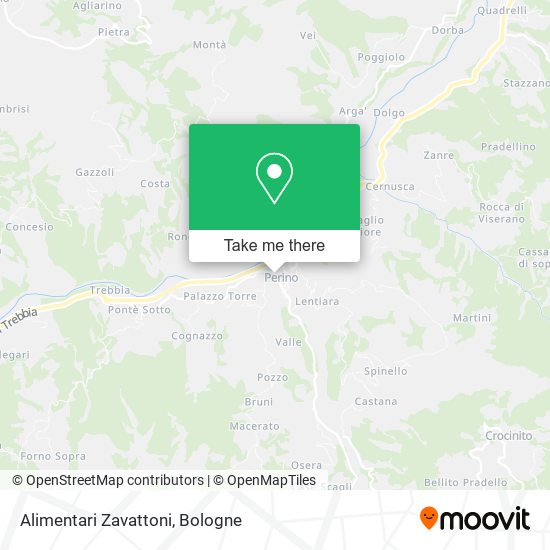 Alimentari Zavattoni map