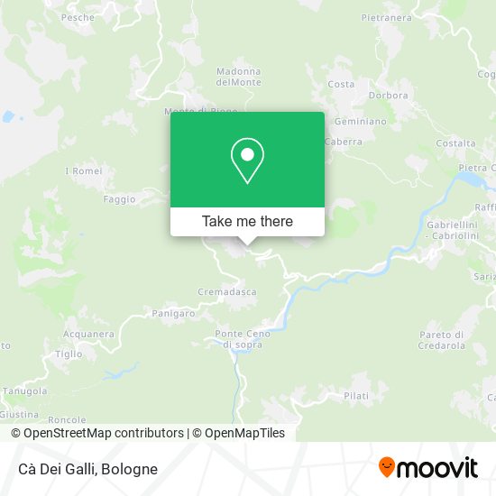 Cà Dei Galli map