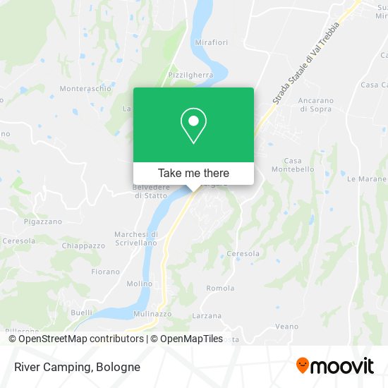 River Camping map