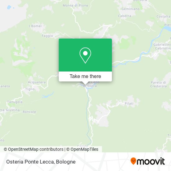 Osteria Ponte Lecca map
