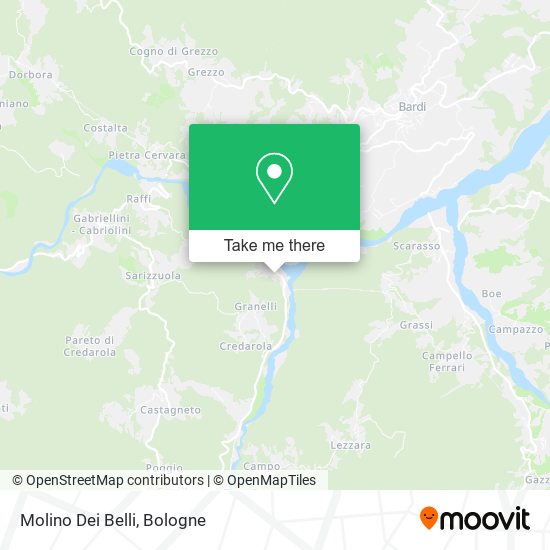 Molino Dei Belli map
