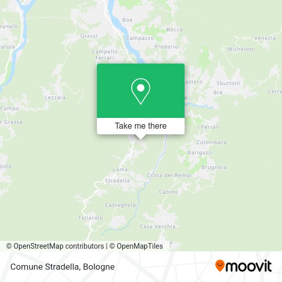 Comune Stradella map