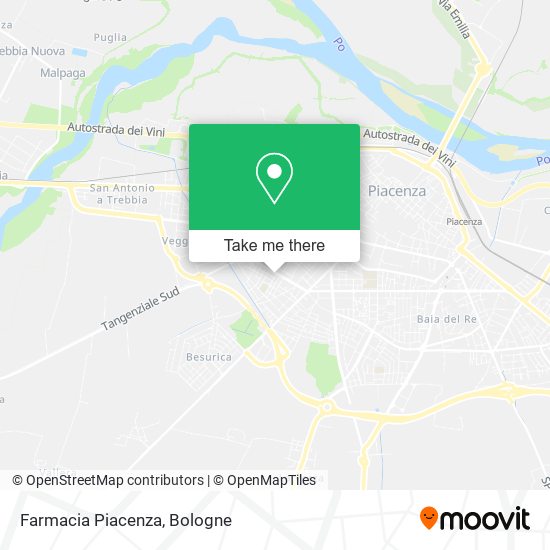 Farmacia Piacenza map